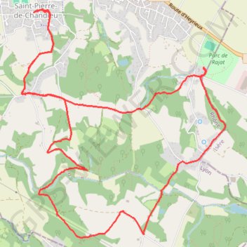 Saint-Pierre de Chandieu (69) GPS track, route, trail