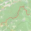 Grande Traversée de l'Hérault - itinéraire Sud - de Ceps à Rodomouls GPS track, route, trail