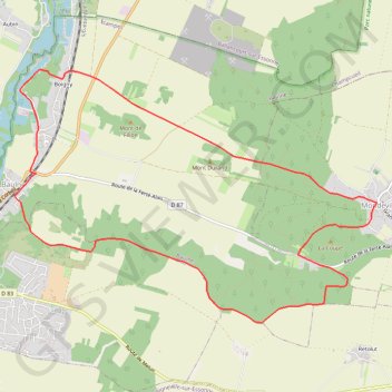 Mondeville-Baulne GPS track, route, trail