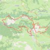 Autour de Saint-Cernin GPS track, route, trail