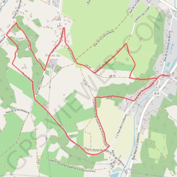 Sentier de coupe-gorge - Seigy GPS track, route, trail