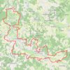 Bunzac Coteaux du Bandiat 65kms GPS track, route, trail