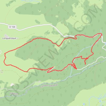 Cascade du Devèz et fosse à loup - circuit long GPS track, route, trail