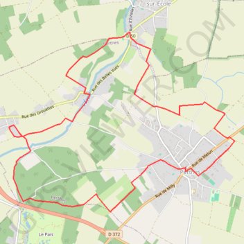 Perthes-en-Gâtinais GPS track, route, trail