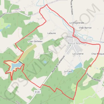 Circuit de Rioux - Martin GPS track, route, trail