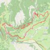 Estaing : Les Deux Vallées Coussane Et Lot Panorama Des Troi... GPS track, route, trail