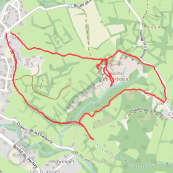 Le Ravon de Corboeuf GPS track, route, trail