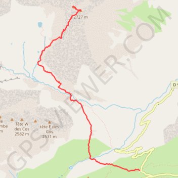 Cime du Sambuis depuis le Col du Glandon GPS track, route, trail