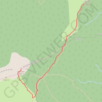 Elancèze GPS track, route, trail
