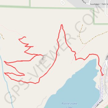 Rattlesnake Ledge GPS track, route, trail