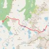 Lacs d'Aigüestortes J2 cirque de Gerber à Colomers via le cirque de Saboredo GPS track, route, trail