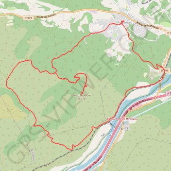 Mirabeau Saint Sépulcre GPS track, route, trail