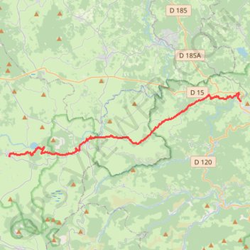 Chemin de Saint Régis Etape 3 GPS track, route, trail