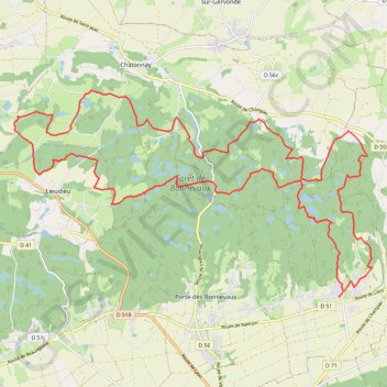 Rando Nantoin GPS track, route, trail