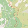 2021 02 26 - pré Royer Rose recalculé GPS track, route, trail