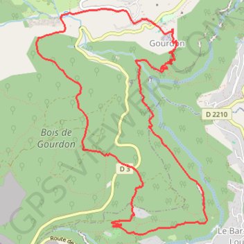 Foulon - Bois de Gourdon GPS track, route, trail