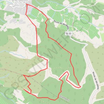 Rando Grambois GPS track, route, trail