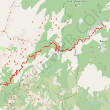 Corse ES 19 : BAVELLA - KAMIESCH GPS track, route, trail
