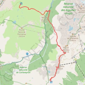 Brévent GPS track, route, trail
