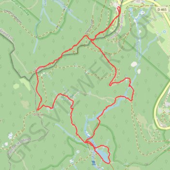 Étang du Petit Haut - Rivière-La-Savoureuse GPS track, route, trail