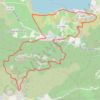 Liausson - Mourèze - Salagou GPS track, route, trail