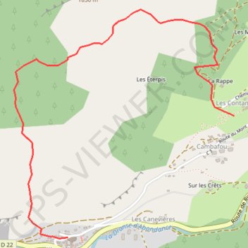 Le Jorat GPS track, route, trail