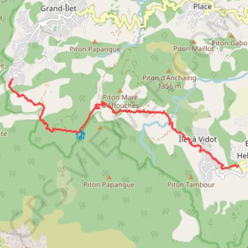 Grand Ilet - Hell Bourg GPS track, route, trail