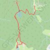 Croix du Léat, Pierre du Pin et Lac du Léat GPS track, route, trail