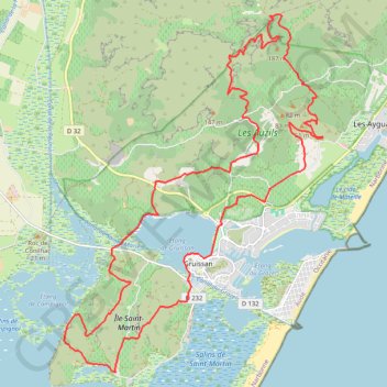 La Montée des plateaux GPS track, route, trail
