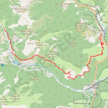 Hameau du Speggi GPS track, route, trail