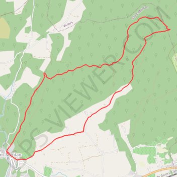 Saint-Montan, Urbe GPS track, route, trail