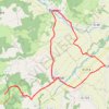 Marche Boudes, Collanges, Madriat, Letz et Bard GPS track, route, trail
