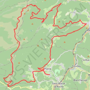 Rando des Brimbelles GPS track, route, trail