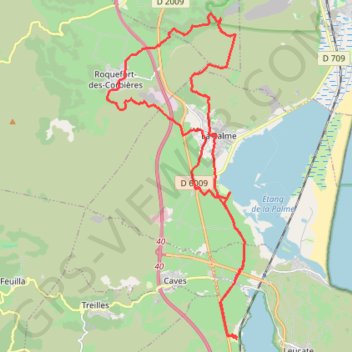 17 Avril 2018 Roquefort GPS track, route, trail