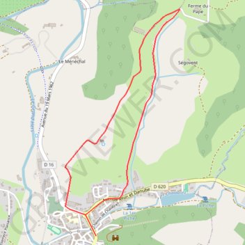 La colline du calvaire - Chalabre GPS track, route, trail