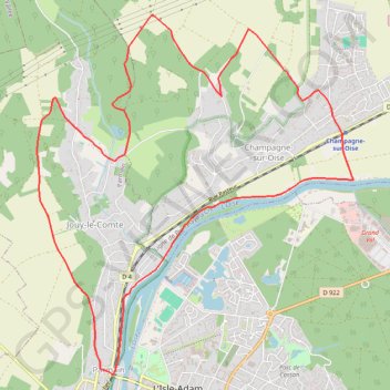 Le haut de Champagne GPS track, route, trail