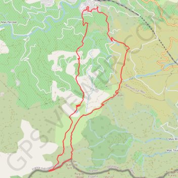 À saute-montagne GPS track, route, trail