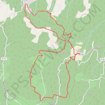 Salazac La Chatreuse GPS track, route, trail