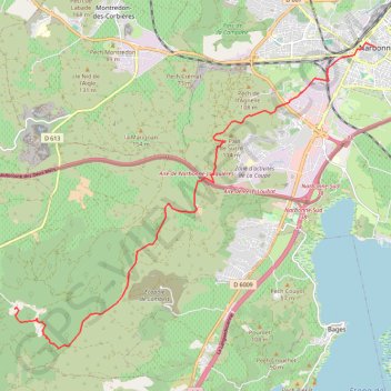 Santiago GPS track, route, trail