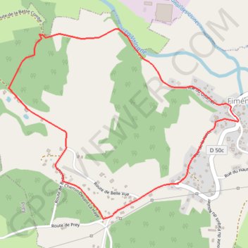 Chemins du Cœur des Vosges - La Basse de la Combe GPS track, route, trail