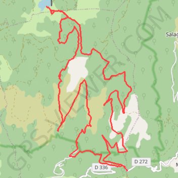 Col de Mouzoulès - Col des Portes - Lac des Pises - le Caladon GPS track, route, trail