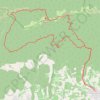 Le mourre negre de Cabrieres GPS track, route, trail