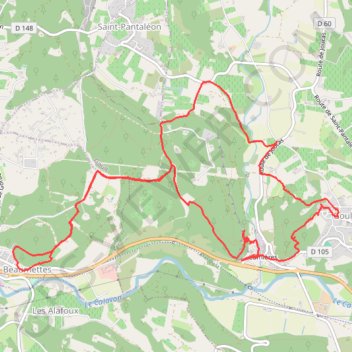 Goult - Notre-Dame de Lumières GPS track, route, trail