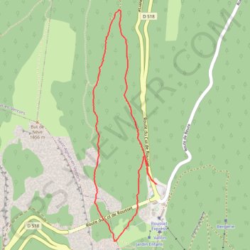 Les Gauras (Drôme) GPS track, route, trail