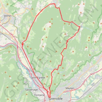 Parcours Chartreuse GPS track, route, trail
