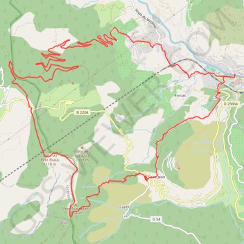 Circuit du Pape GPS track, route, trail