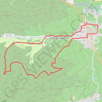 Ammerschwihr GPS track, route, trail