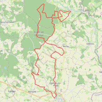 La Denis Leproux - Saint-Calais GPS track, route, trail