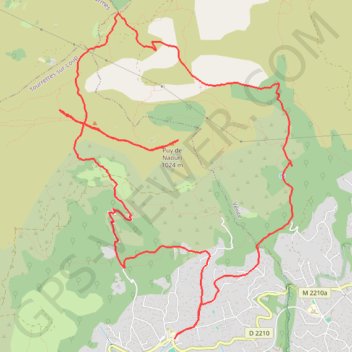 Le Puy de Naouri GPS track, route, trail