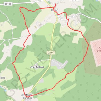 DIRAC Asphodèles GPS track, route, trail